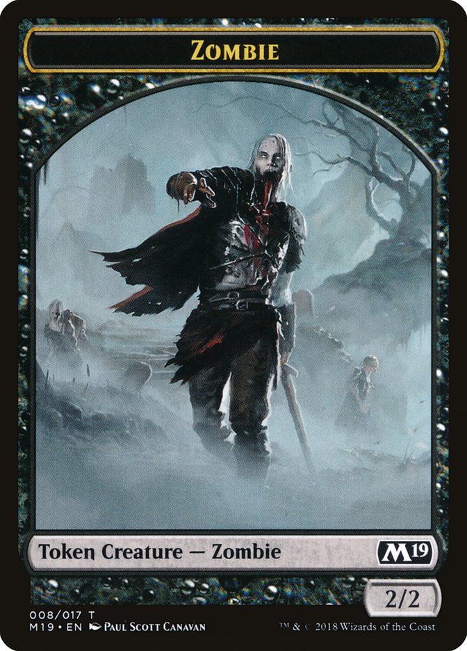 Zombie [Core Set 2019 Tokens] | Devastation Store