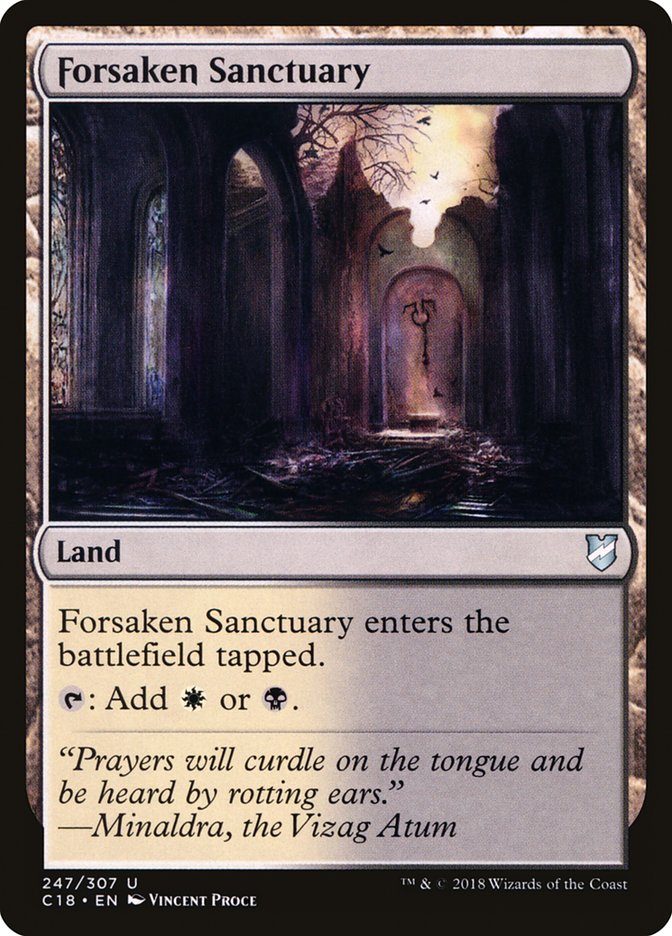 Forsaken Sanctuary [Commander 2018] | Devastation Store