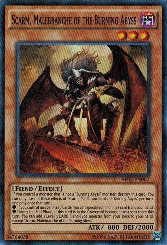 Scarm, Malebranche of the Burning Abyss [AP07-EN007] Super Rare | Devastation Store