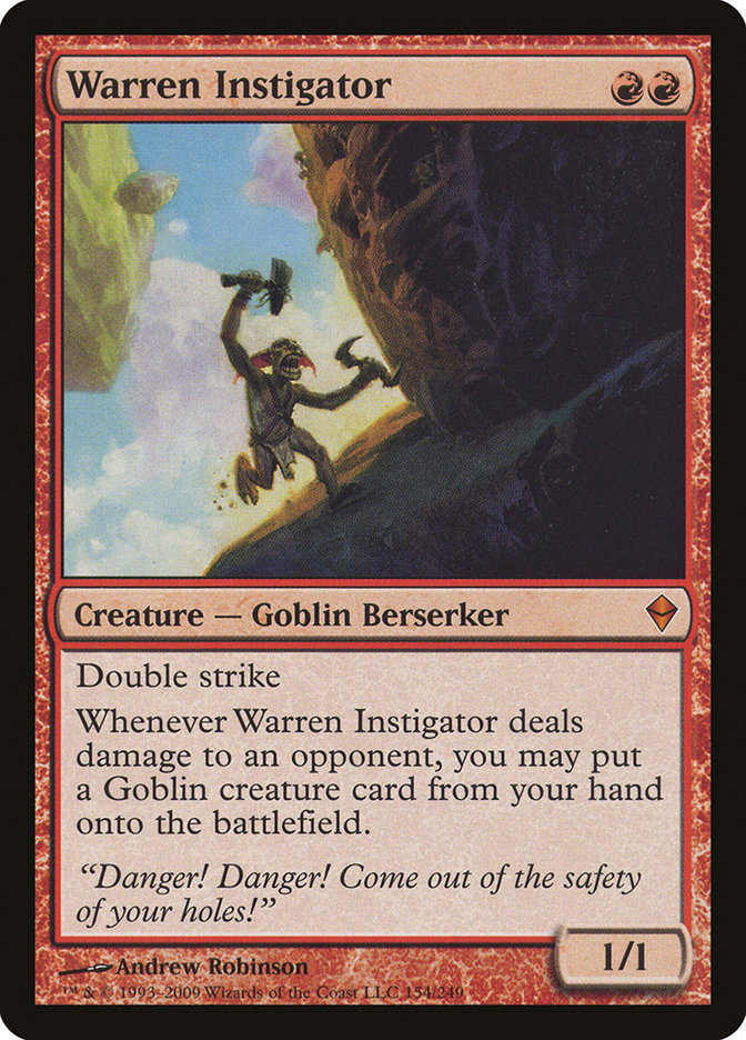 Warren Instigator [Zendikar] | Devastation Store