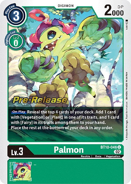 Palmon [BT10-046] [Xros Encounter Pre-Release Cards] | Devastation Store