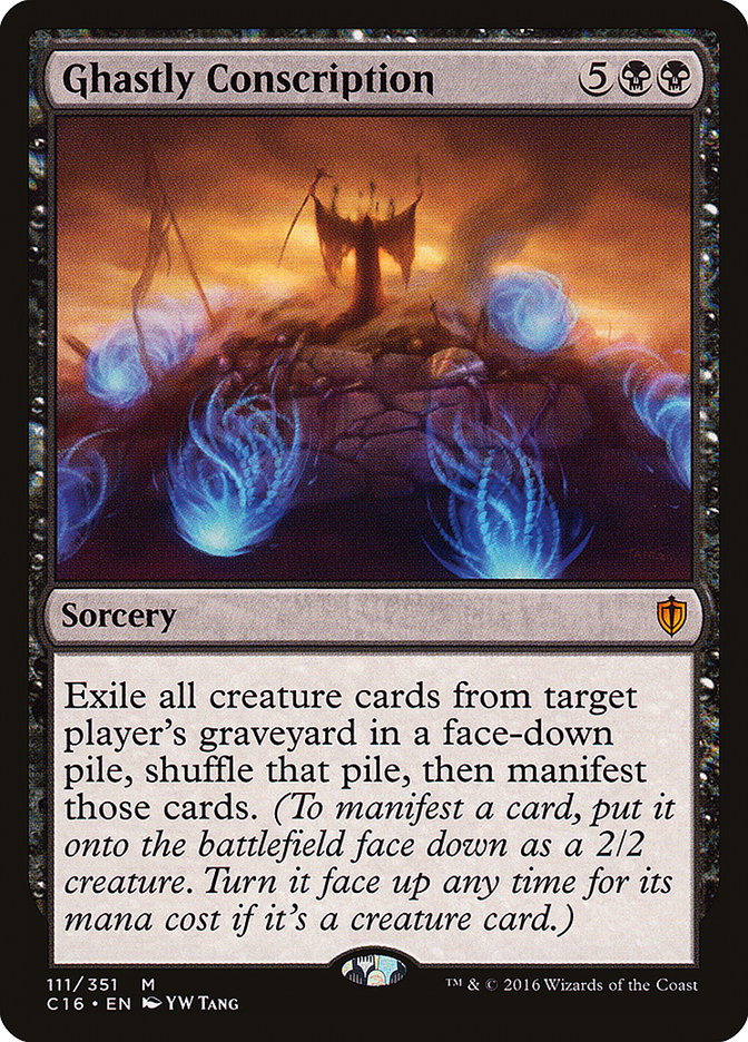 Ghastly Conscription [Commander 2016] | Devastation Store