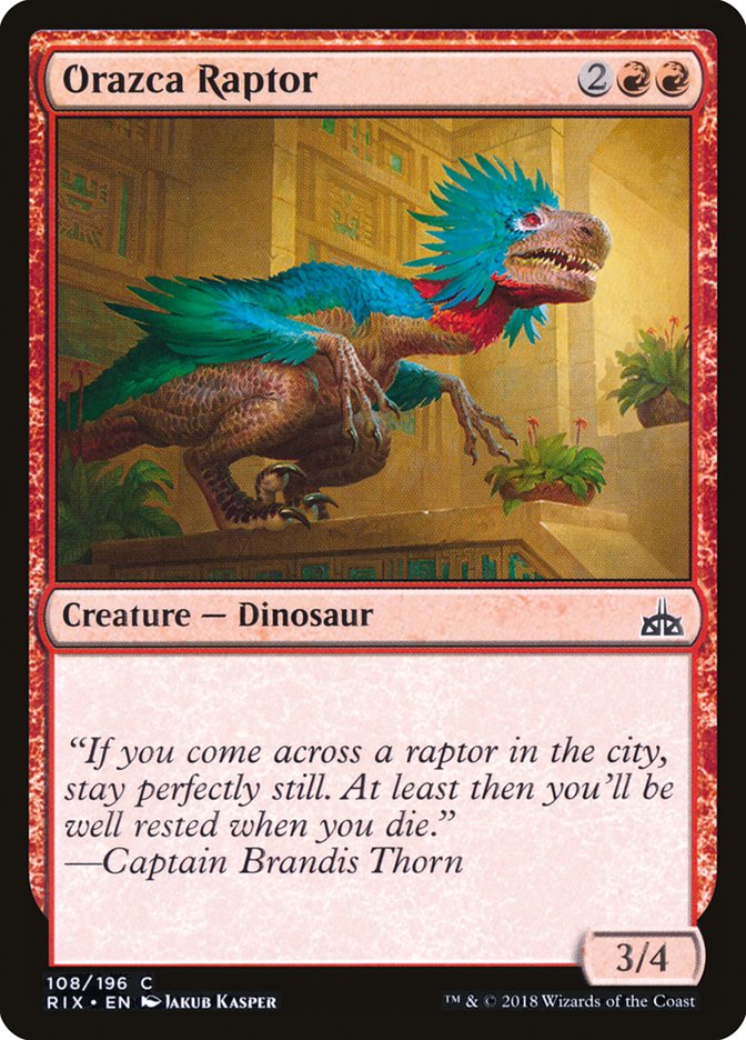 Orazca Raptor [Rivals of Ixalan] | Devastation Store