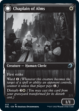 Chaplain of Alms // Chapel Shieldgeist [Innistrad: Double Feature] | Devastation Store