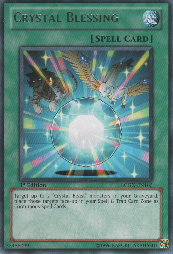 Crystal Blessing [LCGX-EN165] Rare | Devastation Store