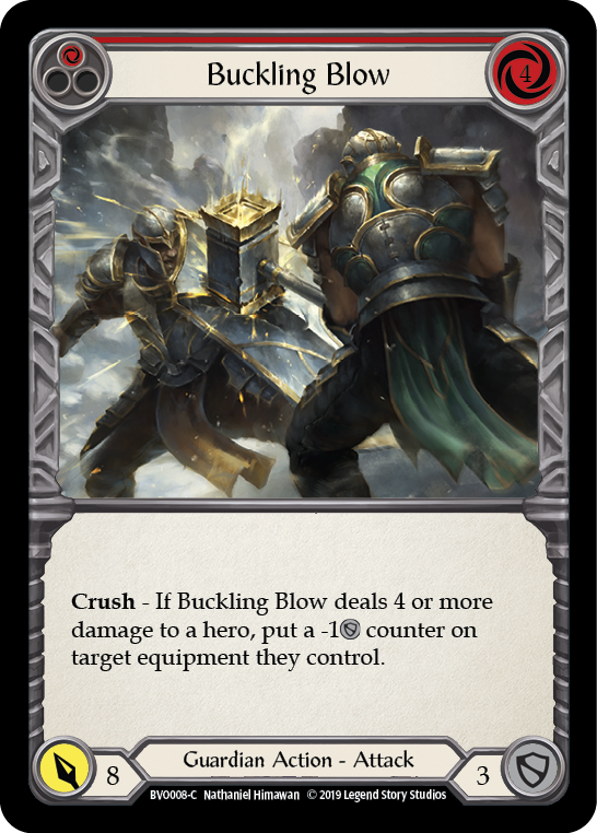 Buckling Blow (Red) [BVO008-C] Normal - Devastation Store | Devastation Store