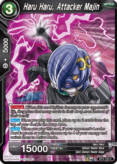 Haru Haru, Attacker Majin (Reprint) (BT3-120) [Battle Evolution Booster] | Devastation Store