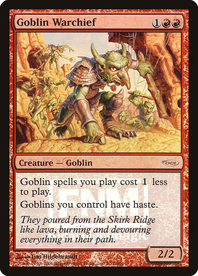 Goblin Warchief [Friday Night Magic 2006] - Devastation Store | Devastation Store