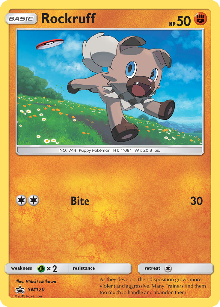 Rockruff (SM120) [Sun & Moon: Black Star Promos] | Devastation Store