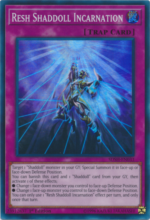 Resh Shaddoll Incarnation [SDSH-EN033] Super Rare | Devastation Store