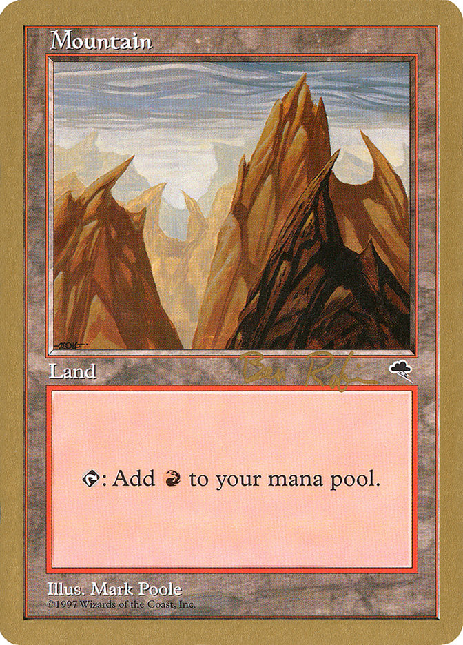 Mountain (br343) (Ben Rubin) [World Championship Decks 1998] | Devastation Store