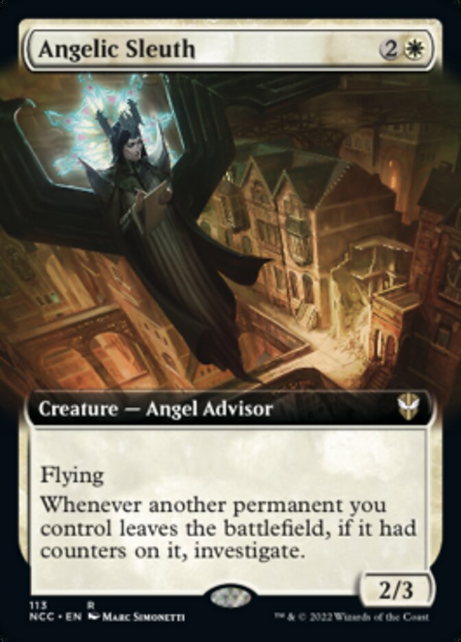 Angelic Sleuth (Extended Art) [Streets of New Capenna Commander] | Devastation Store