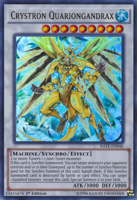 Crystron Quariongandrax [RATE-EN046] Ultra Rare | Devastation Store