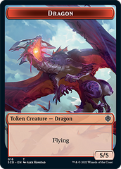 Dragon // Dragon Double-Sided Token [Starter Commander Decks] | Devastation Store