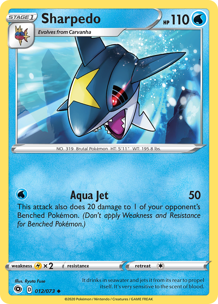 Sharpedo (012/073) [Sword & Shield: Champion's Path] | Devastation Store