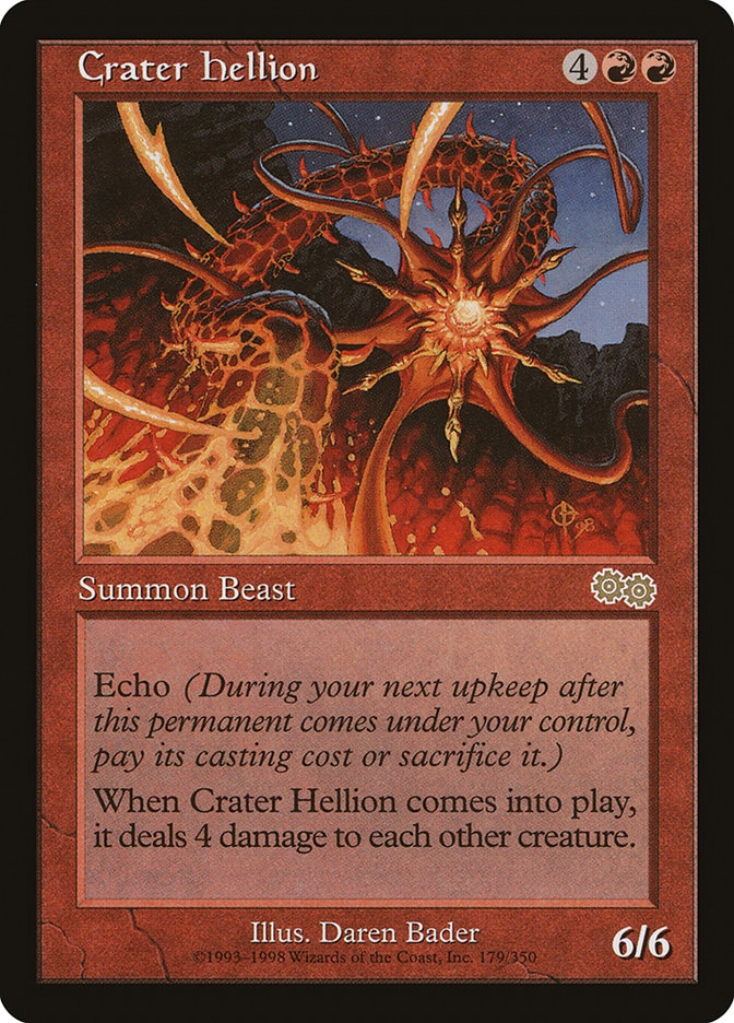 Crater Hellion [Urza's Saga] - Devastation Store | Devastation Store