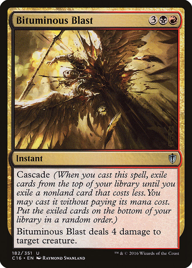 Bituminous Blast [Commander 2016] | Devastation Store