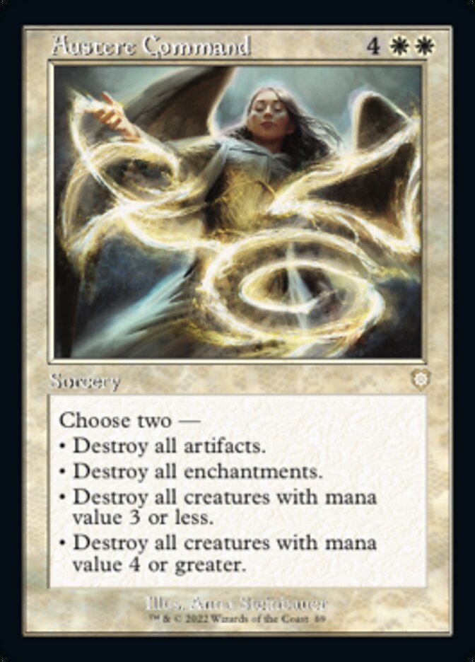 Austere Command (Retro) [The Brothers' War Commander] | Devastation Store