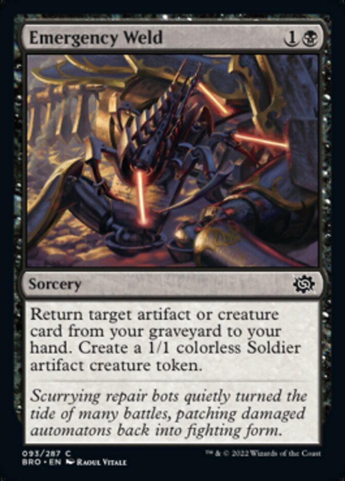 Emergency Weld [The Brothers' War] | Devastation Store