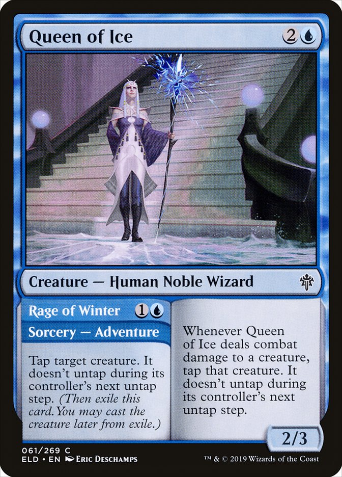 Queen of Ice // Rage of Winter [Throne of Eldraine] | Devastation Store