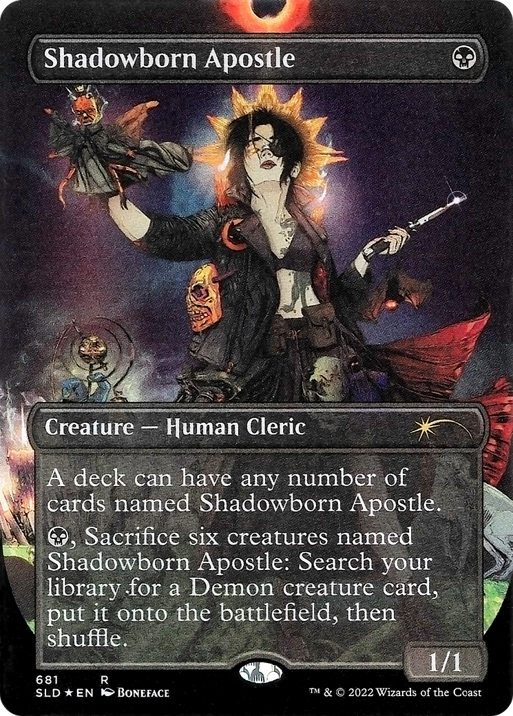 Shadowborn Apostle (681) (Borderless) [Secret Lair Drop Promos] | Devastation Store