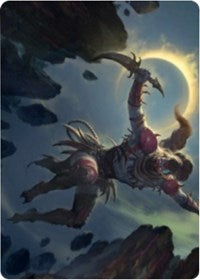 Nighthawk Scavenger Art Card [Zendikar Rising Art Series] | Devastation Store