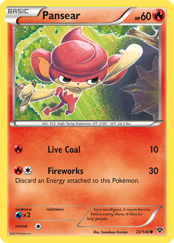Pansear (22/146) [XY: Base Set] | Devastation Store