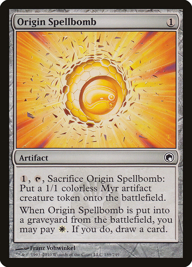 Origin Spellbomb [Scars of Mirrodin] | Devastation Store