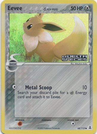 Eevee (68/113) (Delta Species) (Stamped) [EX: Delta Species] | Devastation Store