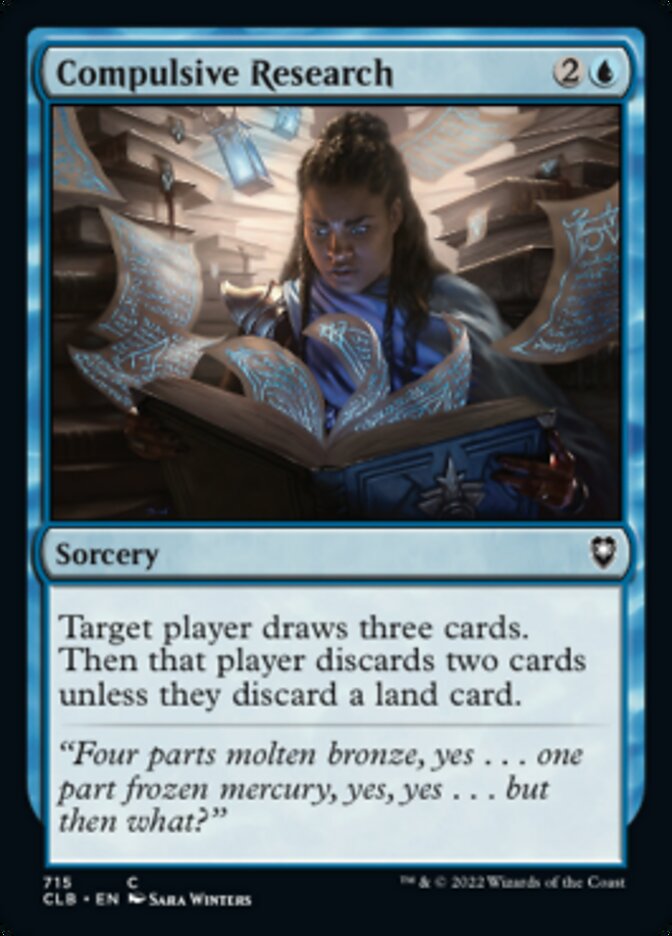 Compulsive Research [Commander Legends: Battle for Baldur's Gate] | Devastation Store