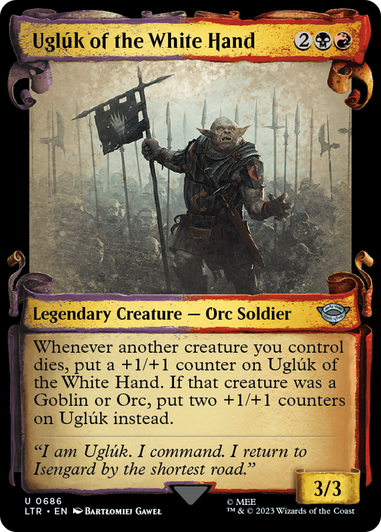 Ugluk of the White Hand [The Lord of the Rings: Tales of Middle-Earth Showcase Scrolls] | Devastation Store