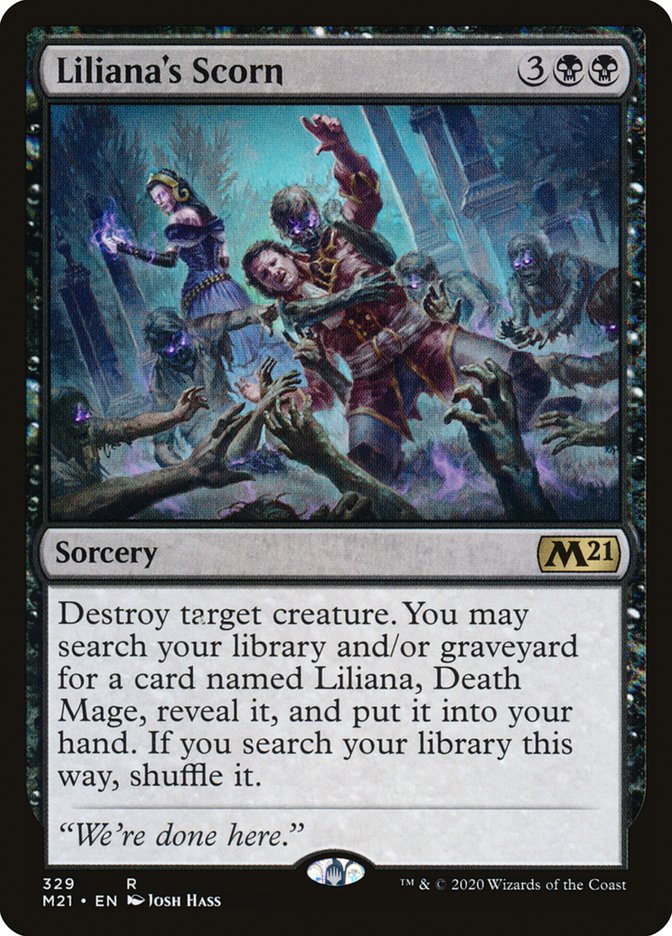 Liliana's Scorn [Core Set 2021] | Devastation Store