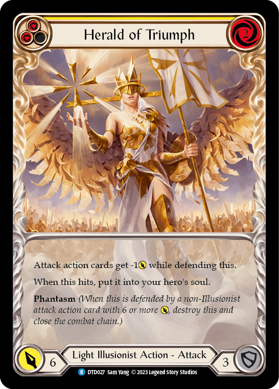 Herald of Triumph (Yellow) [DTD027] (Dusk Till Dawn) | Devastation Store