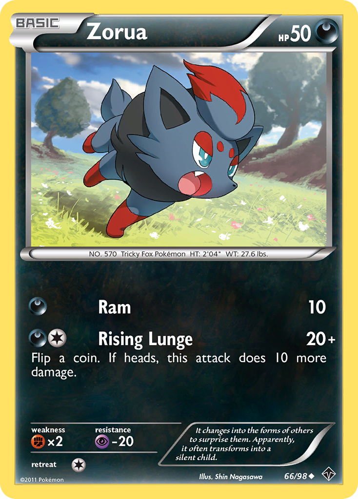 Zorua (66/98) [Black & White: Emerging Powers] | Devastation Store