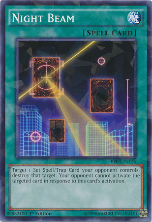 Night Beam [BP03-EN176] Shatterfoil Rare | Devastation Store