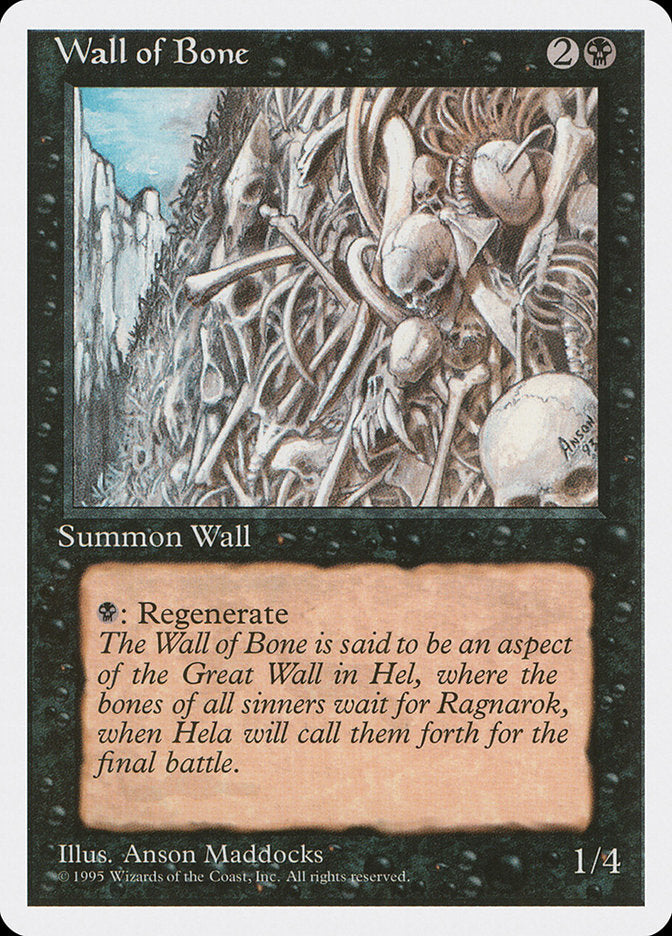 Wall of Bone [Fourth Edition] - Devastation Store | Devastation Store