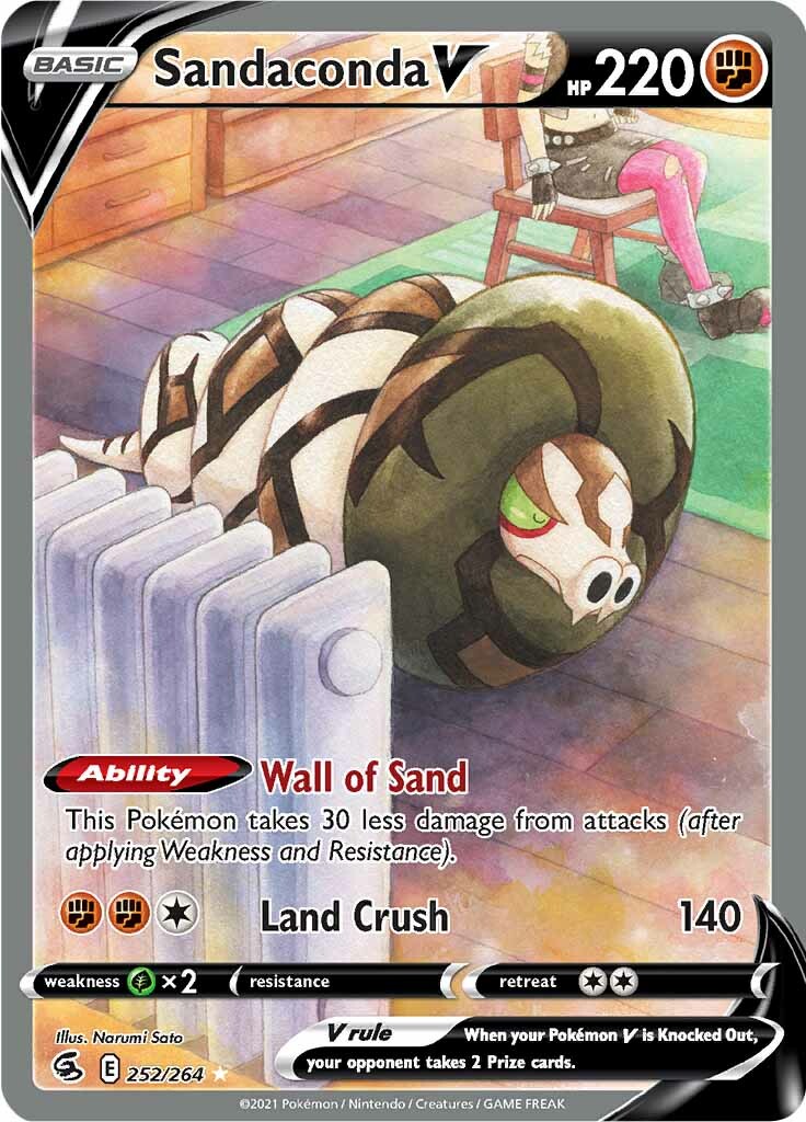Sandaconda V (252/264) [Sword & Shield: Fusion Strike] | Devastation Store