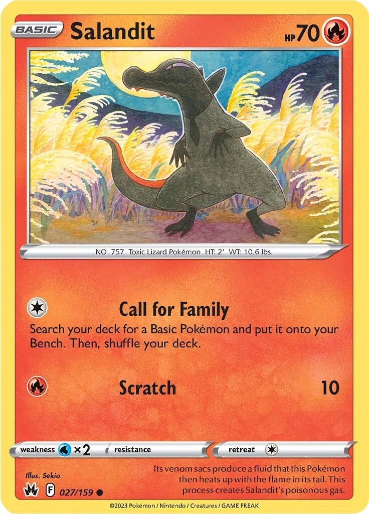 Salandit (027/159) [Sword & Shield: Crown Zenith] | Devastation Store
