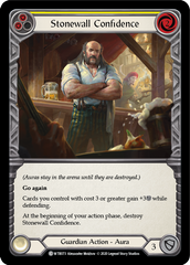 Stonewall Confidence (Yellow) [WTR073] Unlimited Edition Rainbow Foil - Devastation Store | Devastation Store