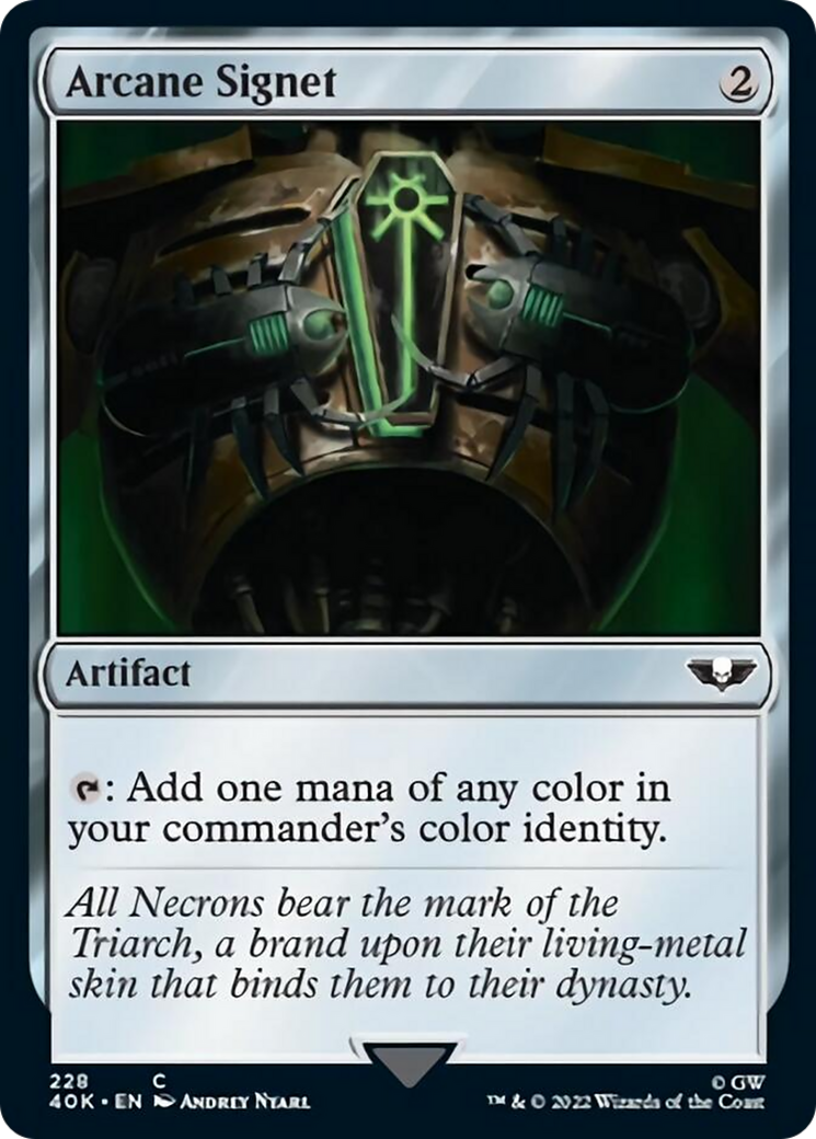 Arcane Signet (228) [Universes Beyond: Warhammer 40,000] | Devastation Store