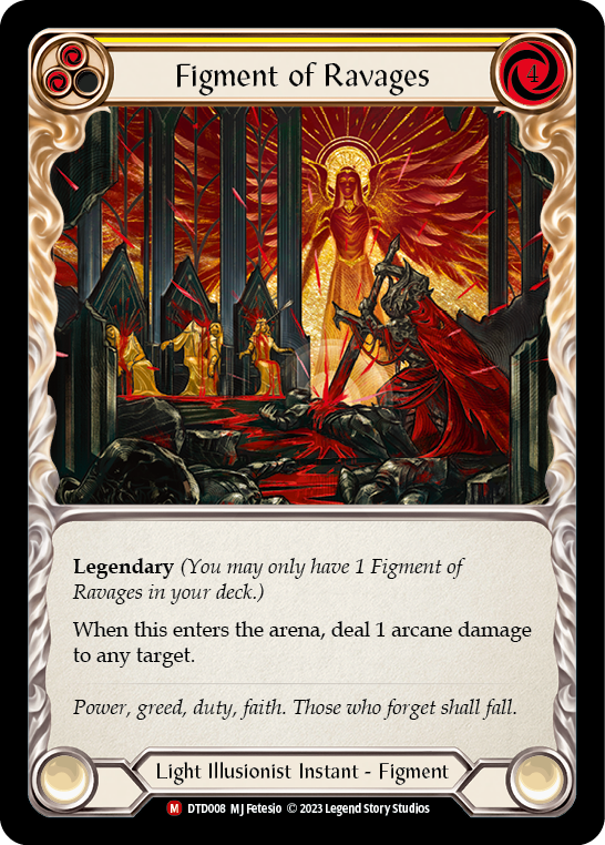 Figment of Ravages // Sekem, Archangel of Ravages [DTD008] (Dusk Till Dawn) | Devastation Store
