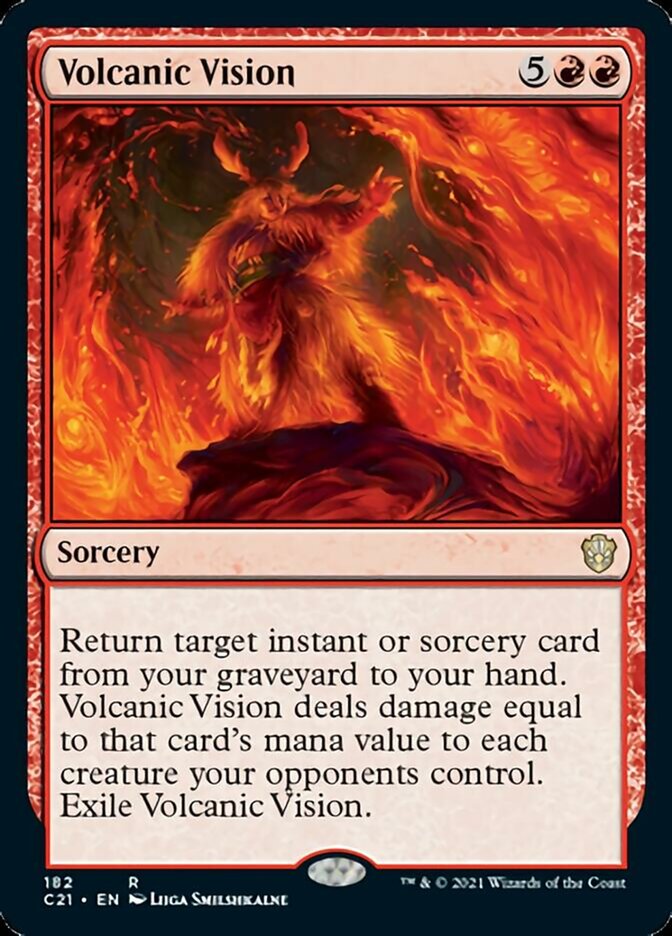Volcanic Vision [Commander 2021] | Devastation Store