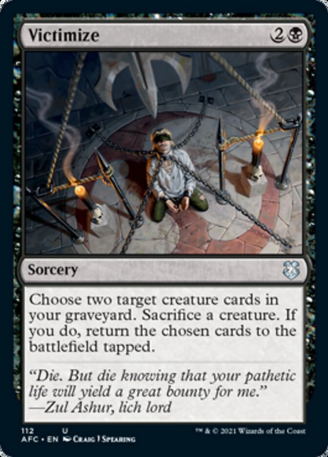 Victimize [Dungeons & Dragons: Adventures in the Forgotten Realms Commander] | Devastation Store