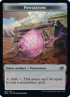 Powerstone // Saheeli, Filigree Master Emblem Double-Sided Token [The Brothers' War Tokens] | Devastation Store