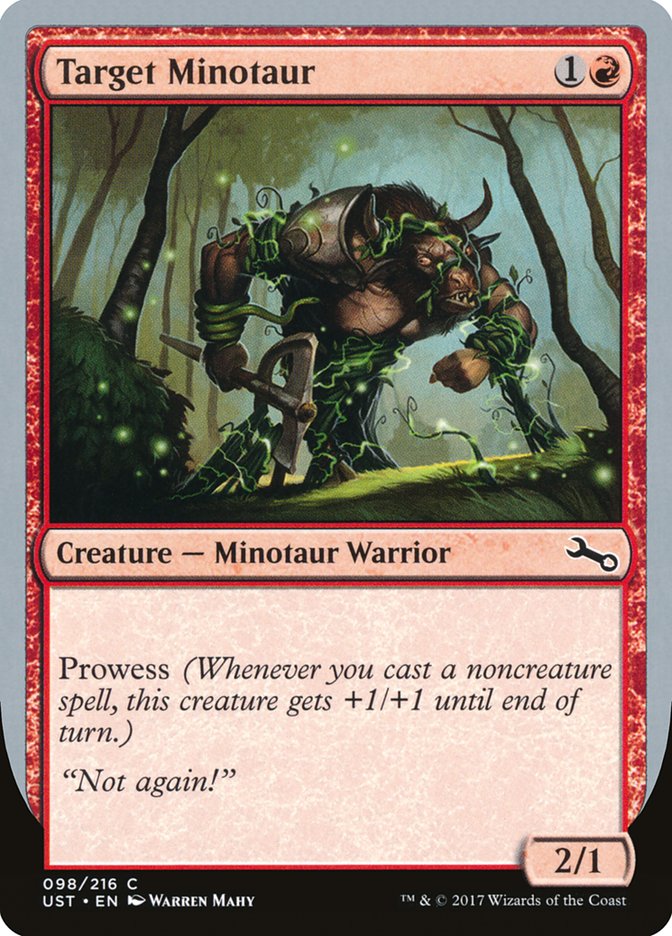 Target Minotaur (Vine Art) [Unstable] - Devastation Store | Devastation Store
