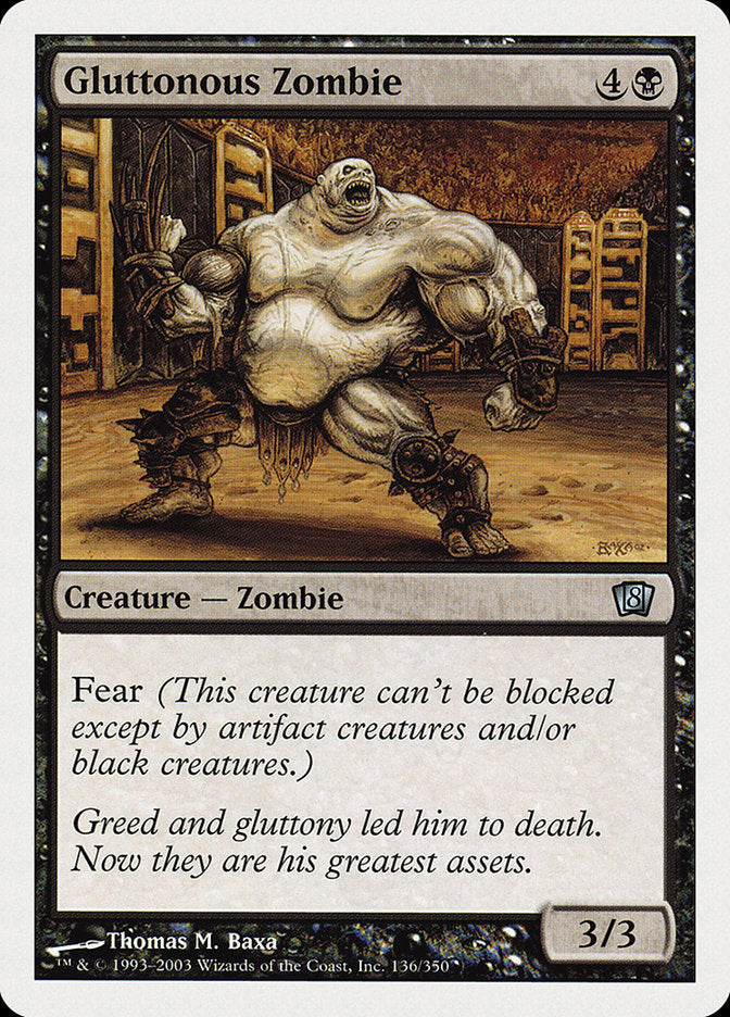 Gluttonous Zombie [Eighth Edition] - Devastation Store | Devastation Store
