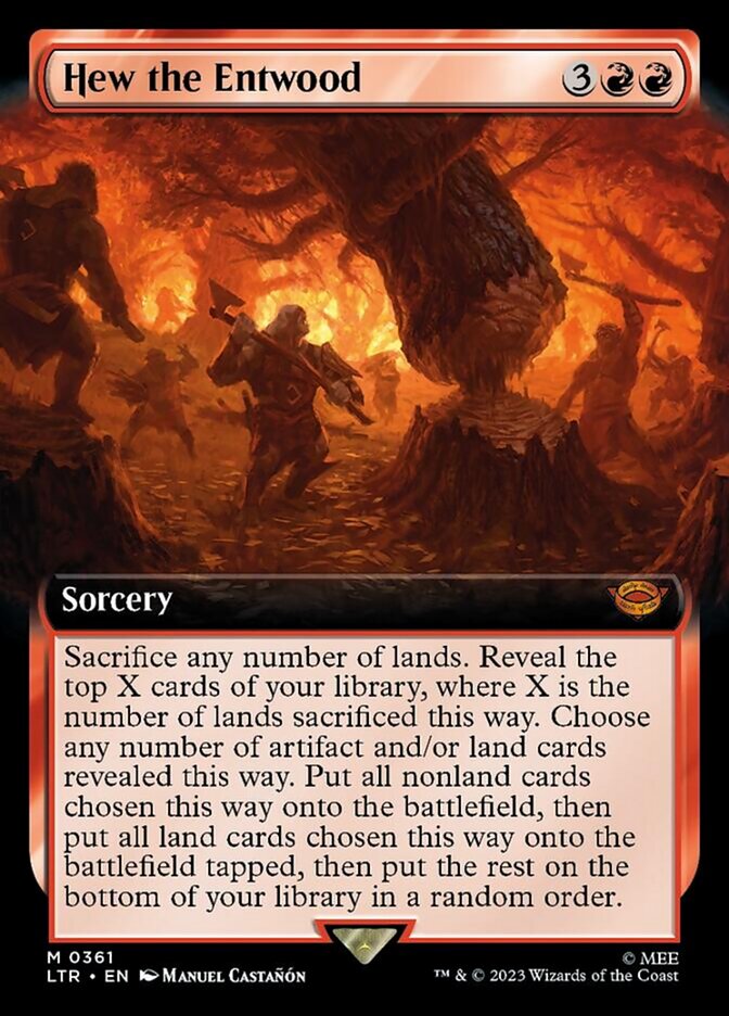 Hew the Entwood (Extended Art) [The Lord of the Rings: Tales of Middle-Earth] | Devastation Store