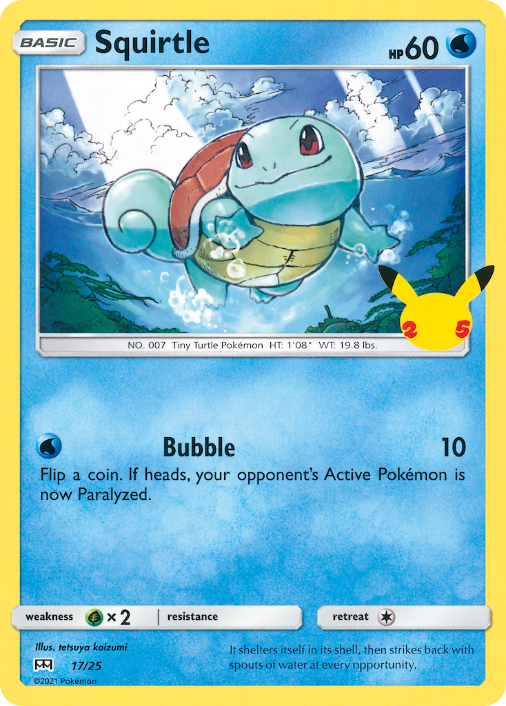 Squirtle (17/25) [McDonald's 25th Anniversary] | Devastation Store