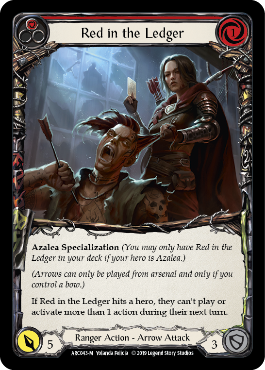 Red in the Ledger [ARC043-M] 1st Edition Normal - Devastation Store | Devastation Store