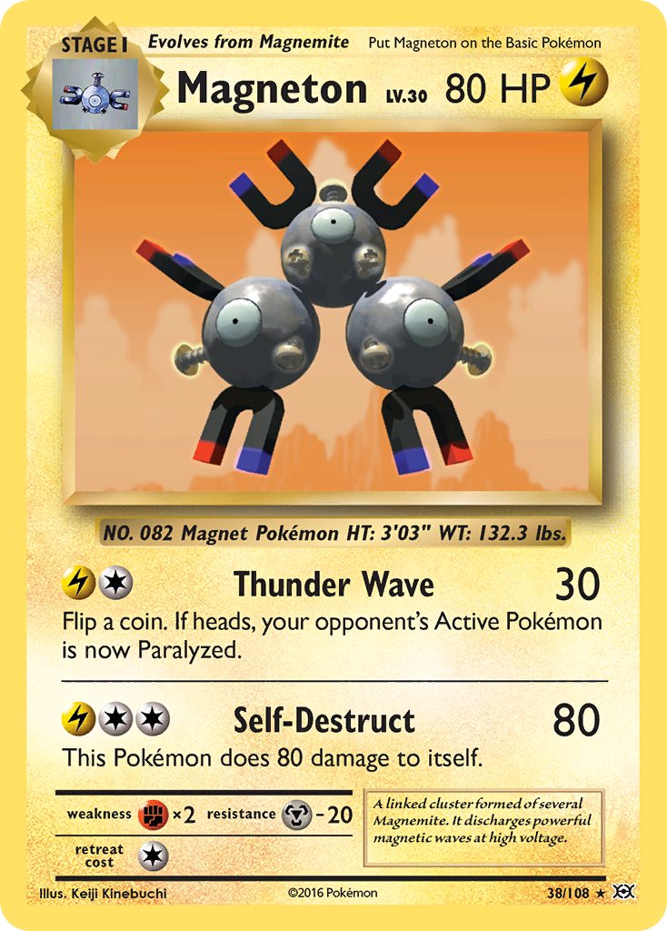 Magneton (38/108) (Theme Deck Exclusive) [XY: Evolutions] | Devastation Store